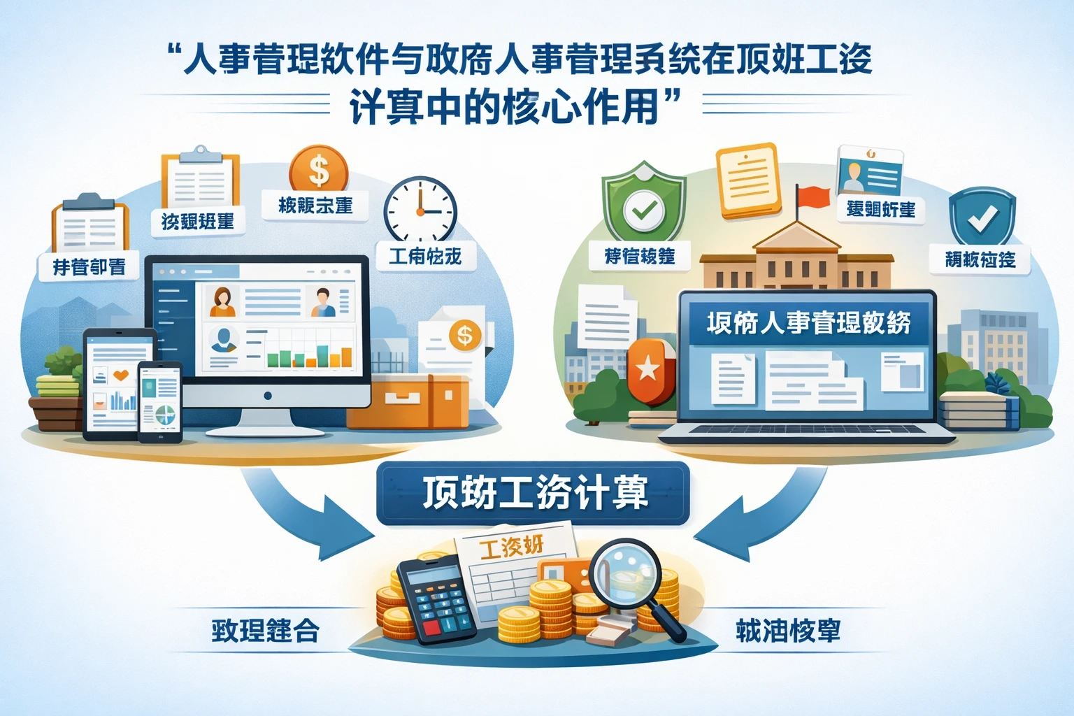 人事管理软件与政府人事管理系统在顶班工资计算中的核心作用