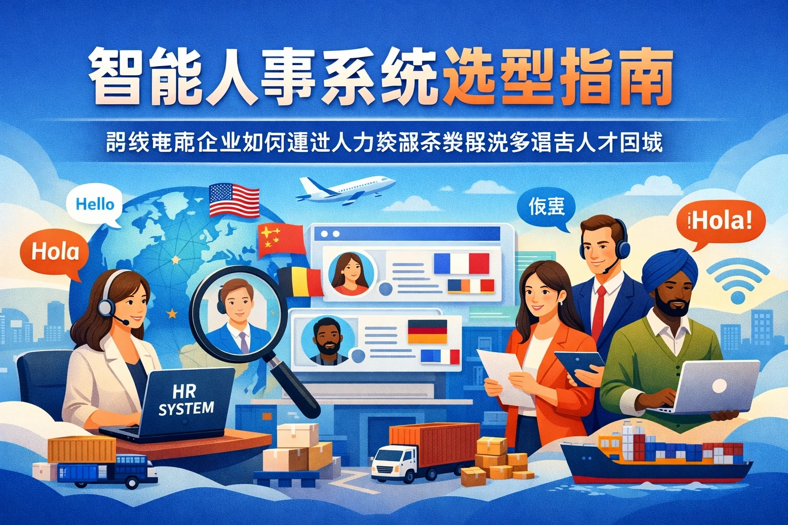智能人事系统选型指南：跨境电商企业如何通过人力资源系统解决多语言人才困境