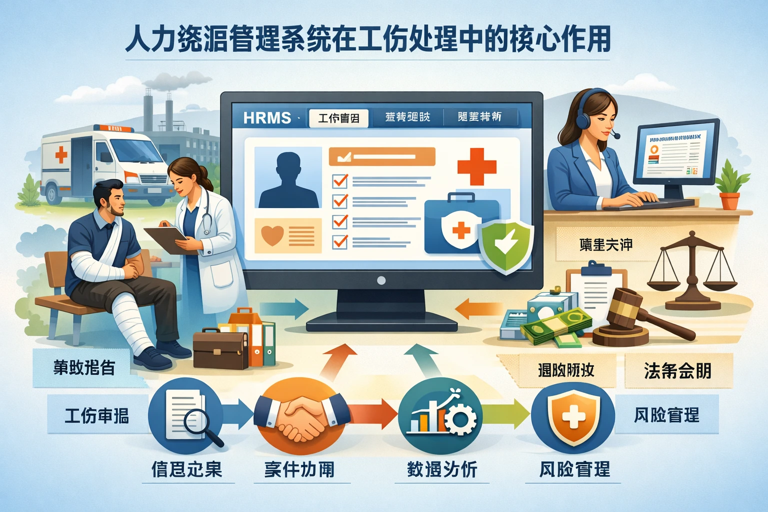 人力资源管理系统在工伤处理中的核心作用