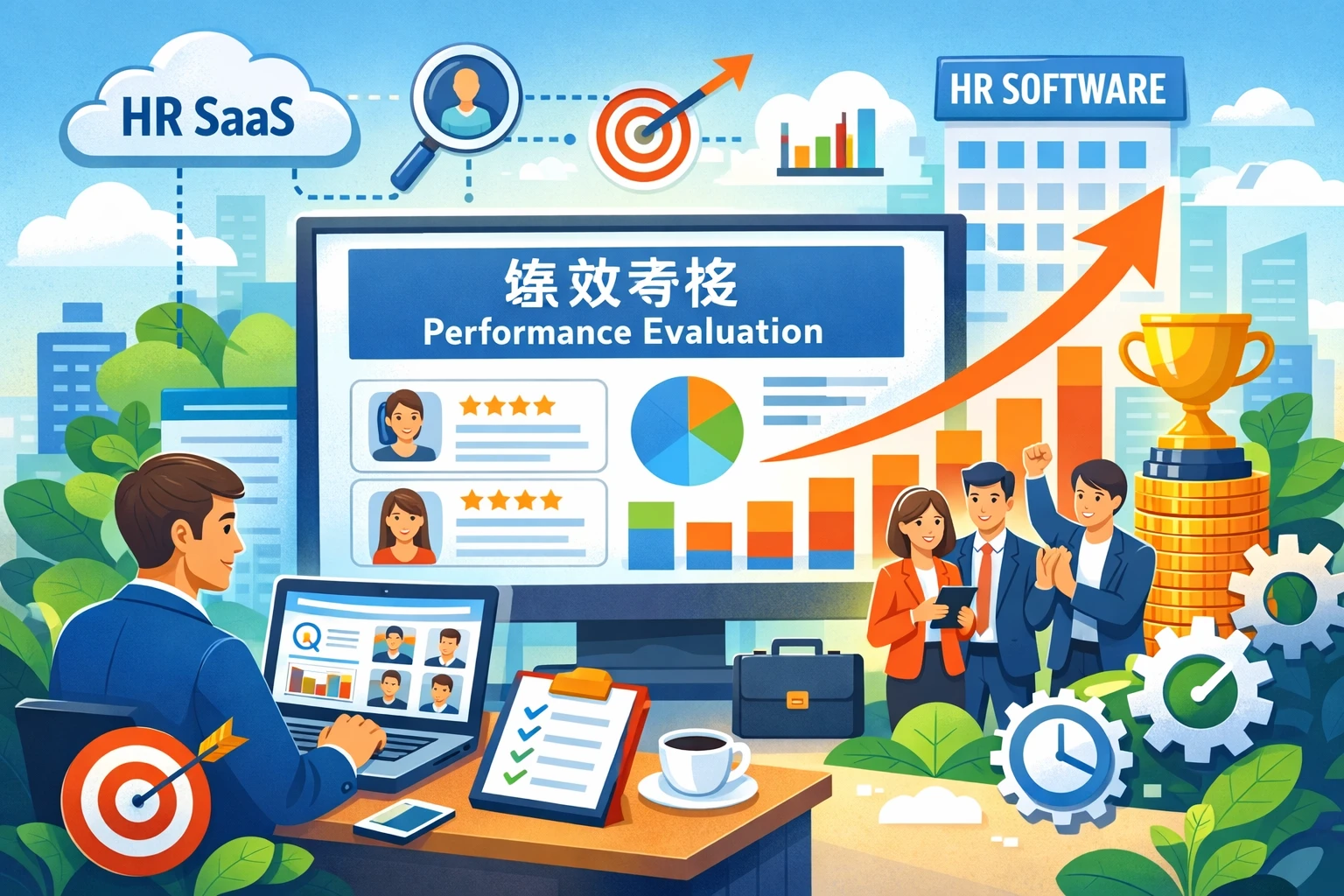 人事管理软件与人力资源SaaS如何通过绩效考核系统提升企业管理效率