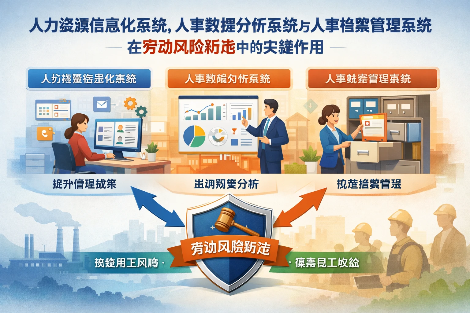 人力资源信息化系统、人事数据分析系统与人事档案管理系统在劳动风险防范中的关键作用
