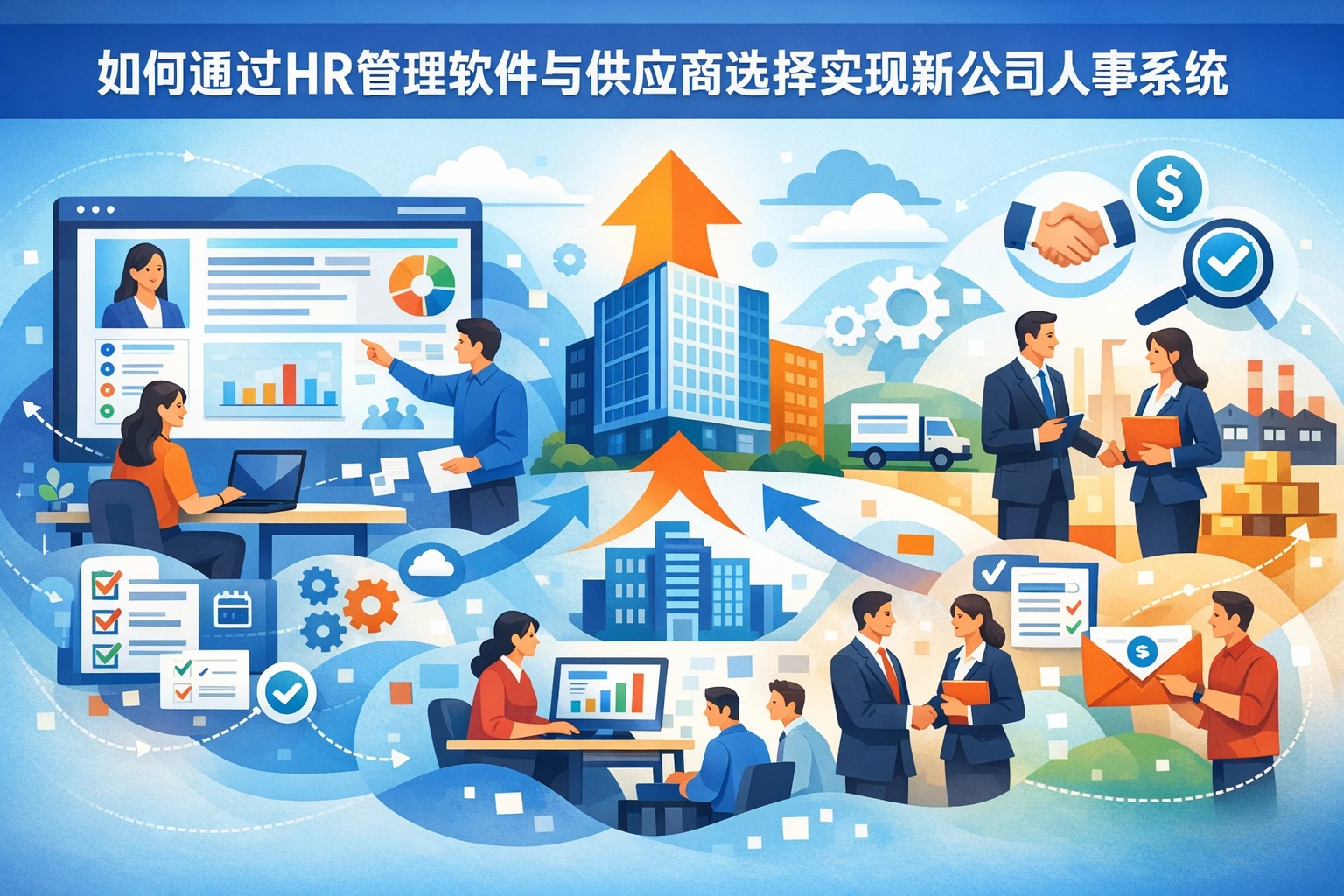 如何通过HR管理软件与供应商选择实现新公司人事系统高效升级