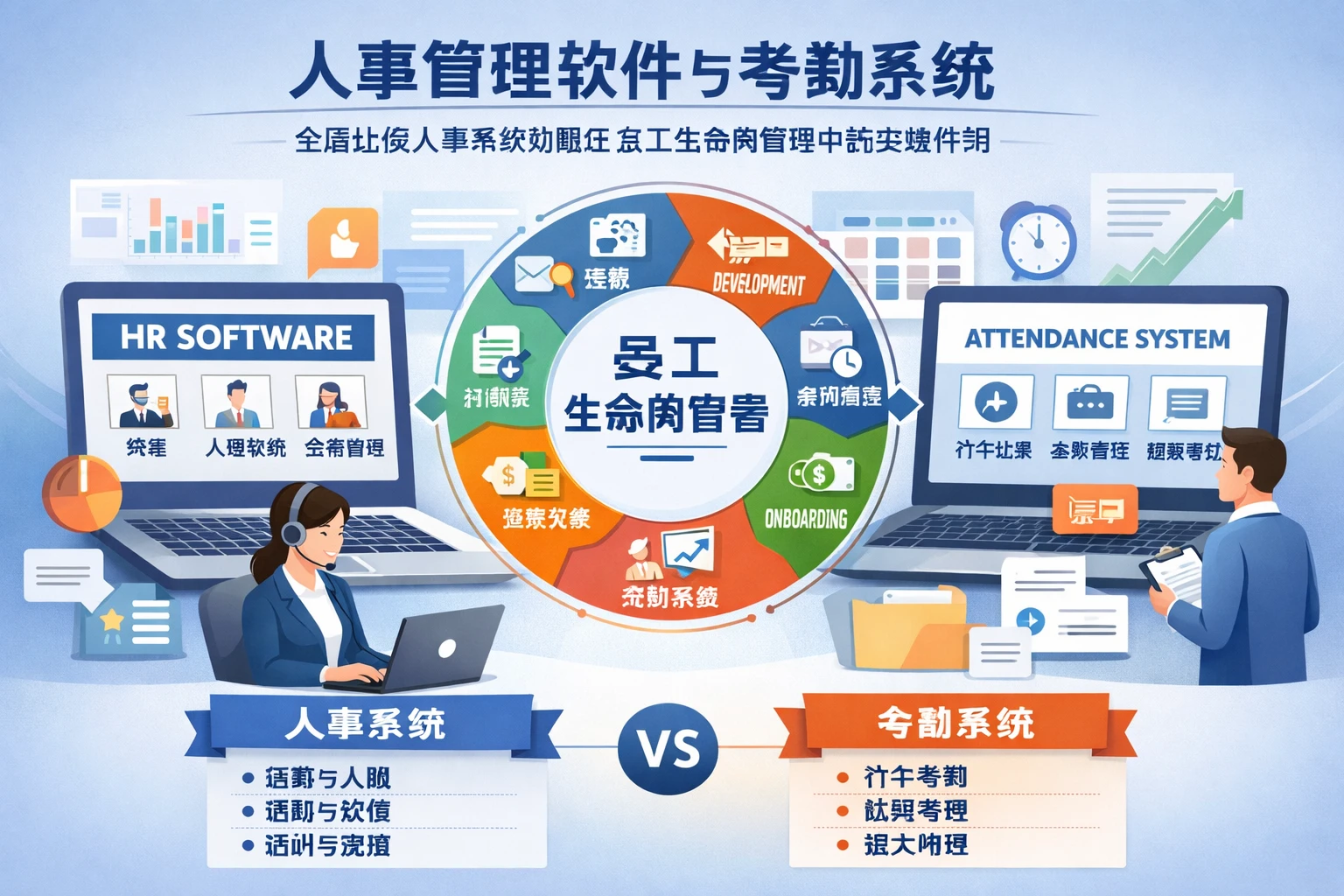 人事管理软件与考勤系统：全面比较人事系统功能在员工生命周期管理中的关键作用