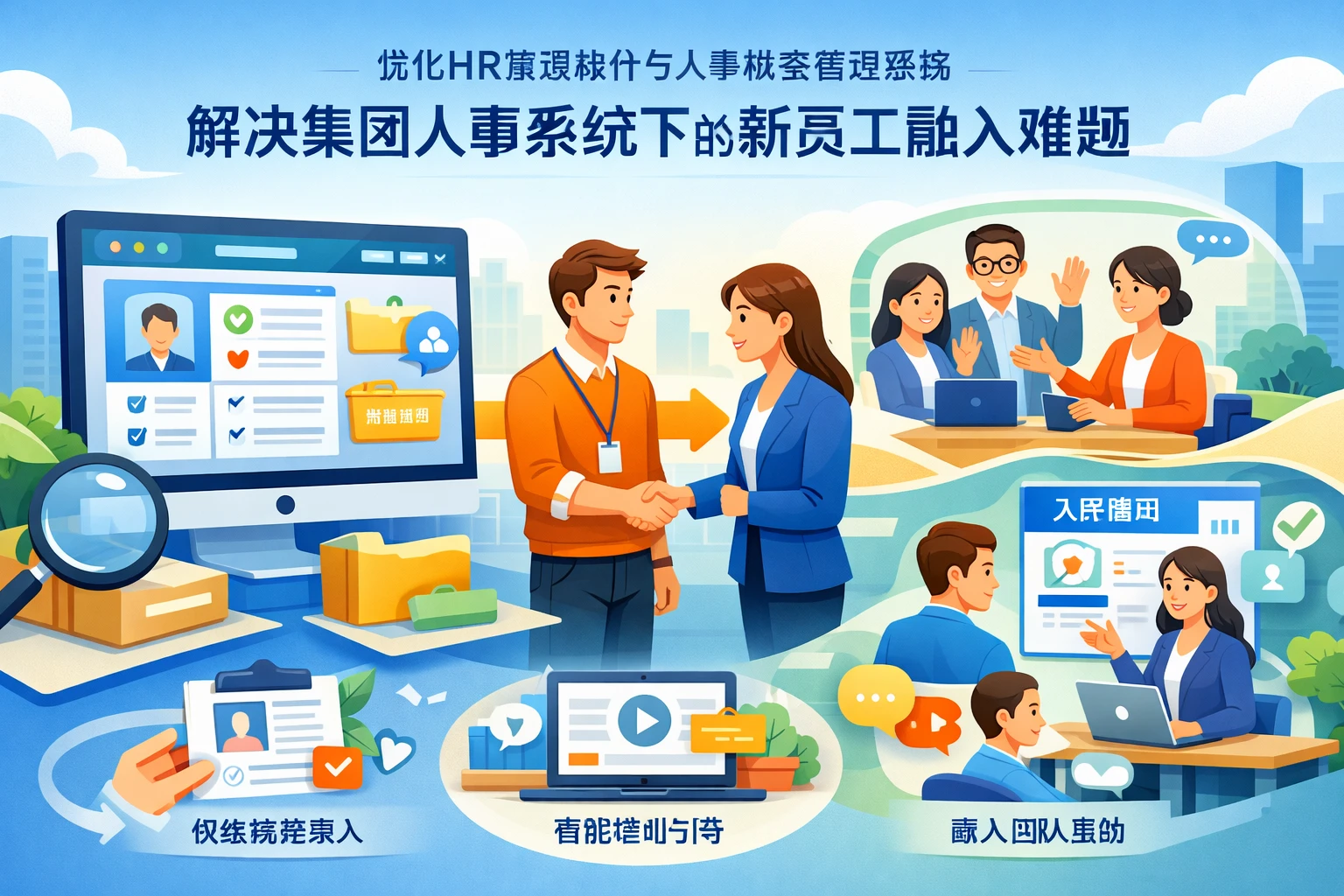 优化HR管理软件与人事档案管理系统，解决集团人事系统下的新员工融入难题