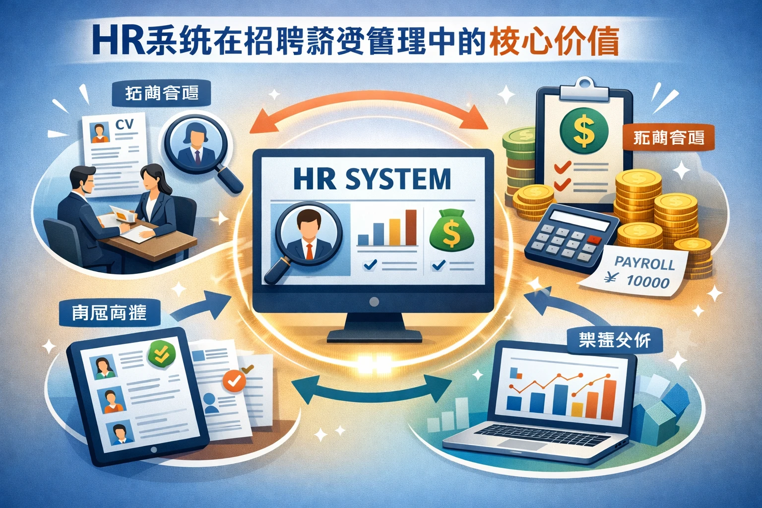 HR系统在招聘薪资管理中的核心价值