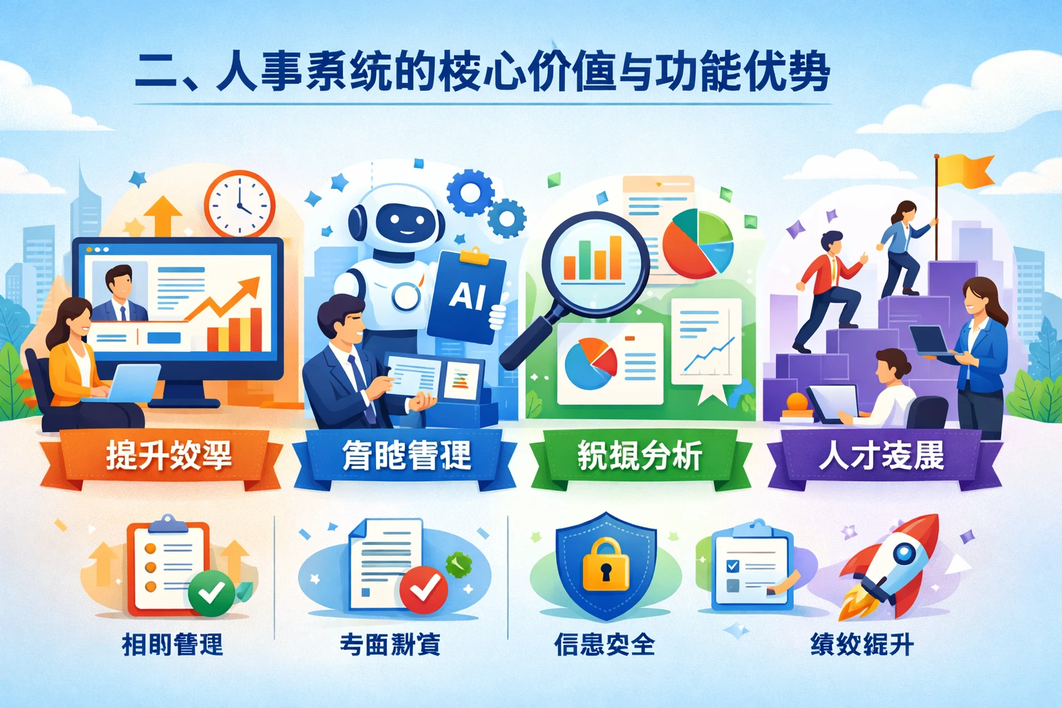 二、人事系统的核心价值与功能优势