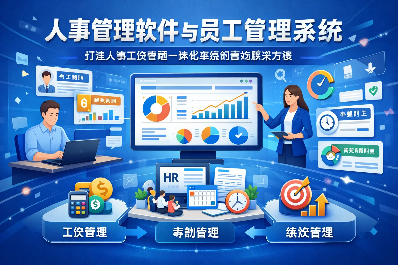 人事管理软件与员工管理系统：打造人事工资考勤一体化系统的高效解决方案