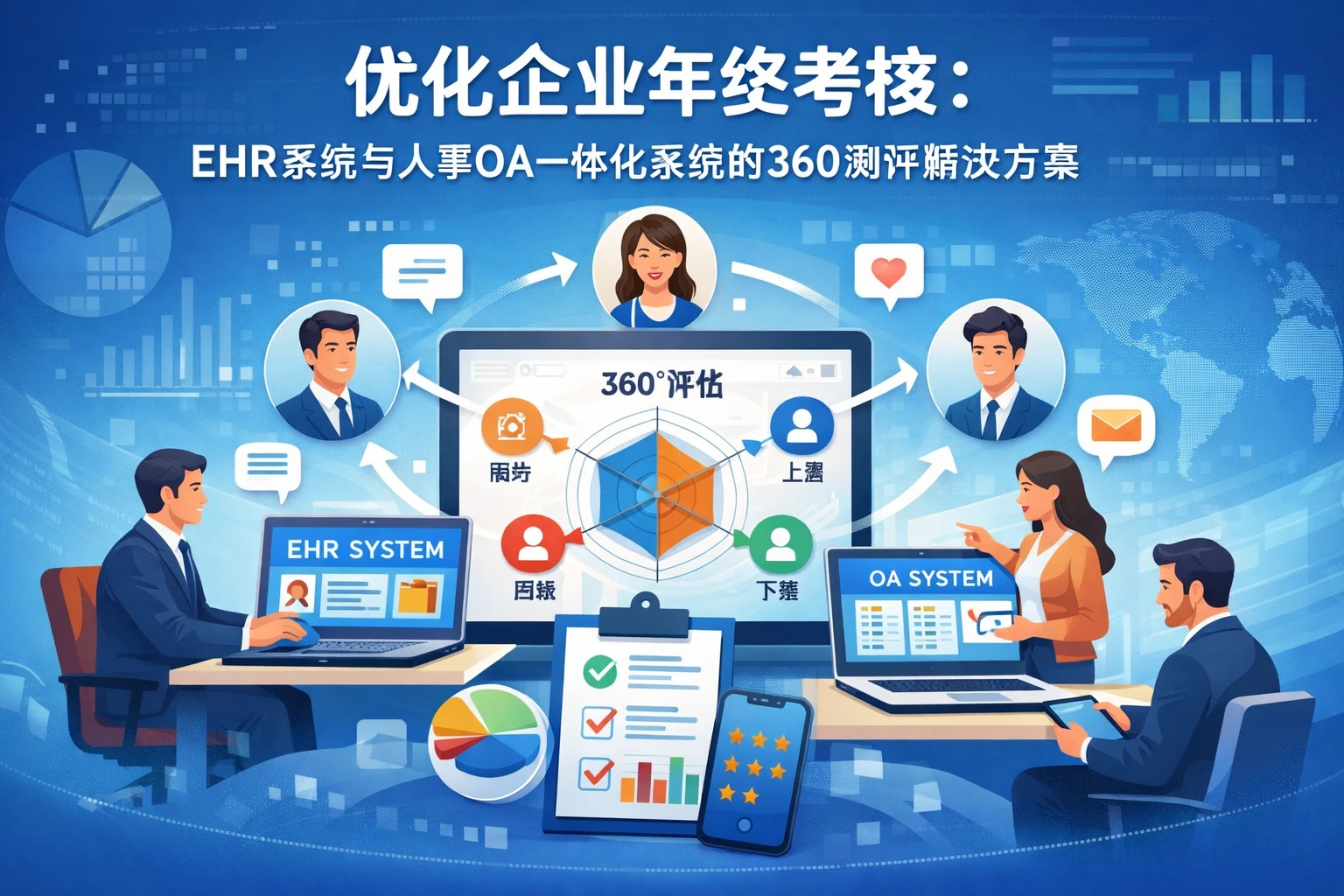 优化企业年终考核：EHR系统与人事OA一体化系统的360测评解决方案