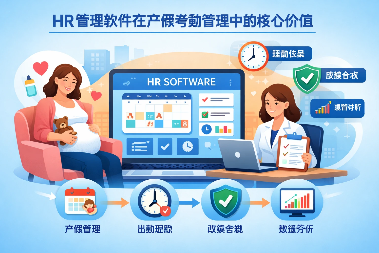 HR管理软件在产假考勤管理中的核心价值