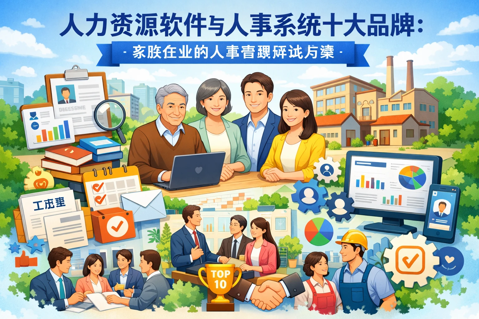 人力资源软件与人事系统十大品牌：家族企业的人事管理解决方案
