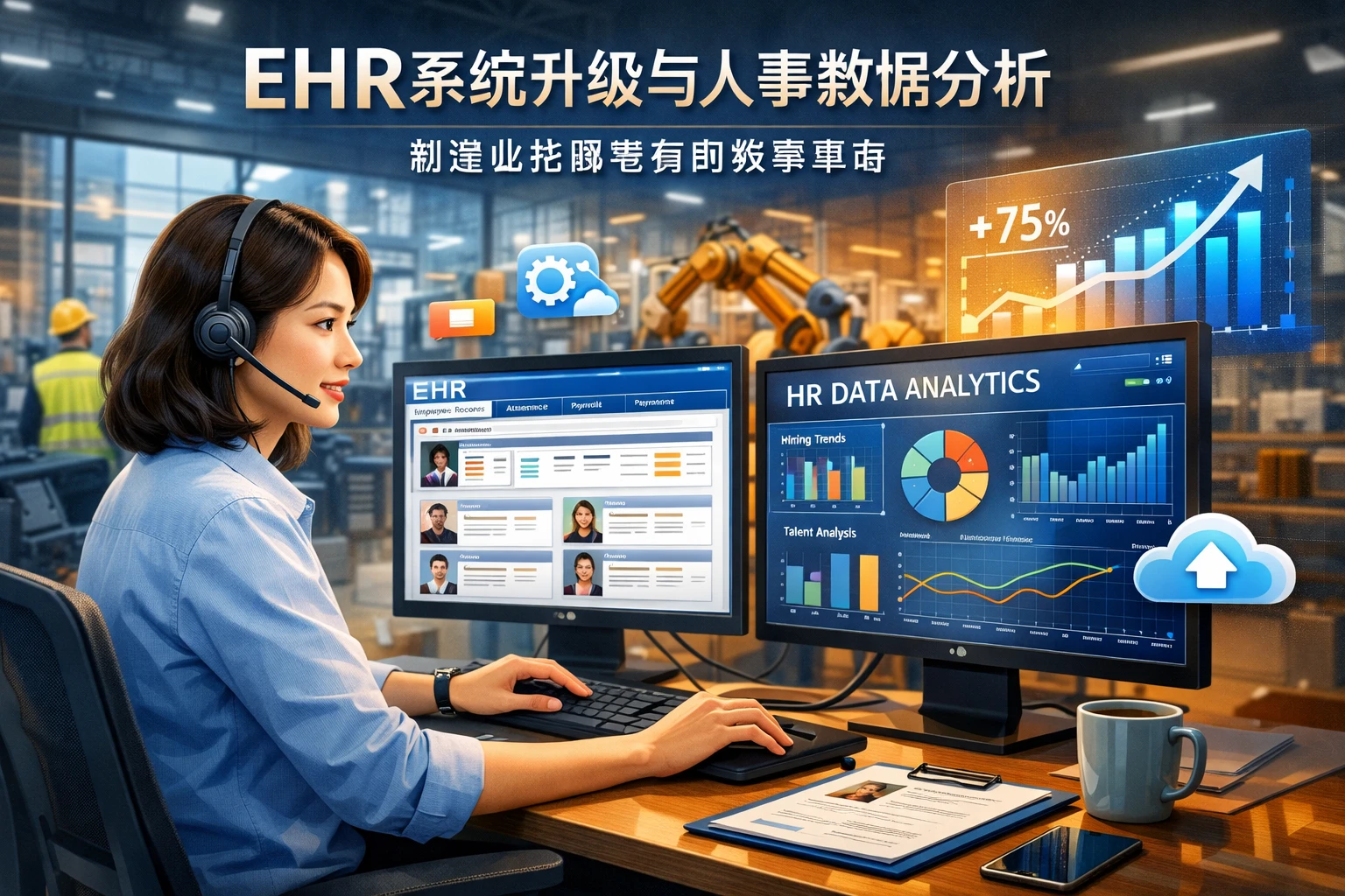EHR系统升级与人事数据分析：制造业招聘专员的效率革命