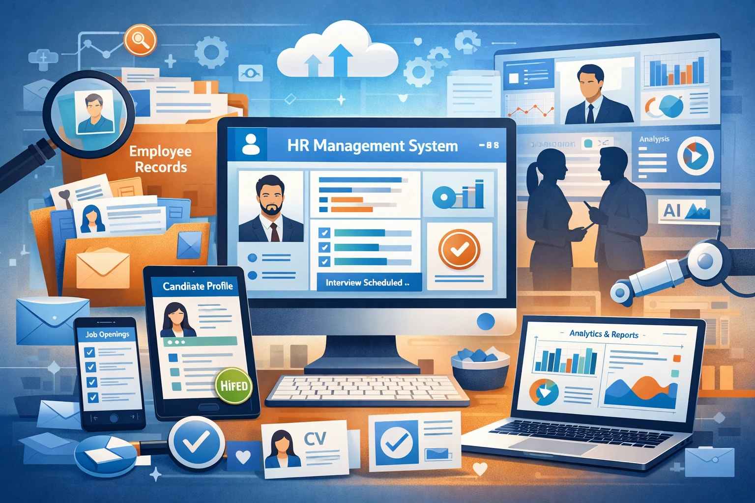 HR管理软件与人事档案管理系统在技术招聘中的全流程应用