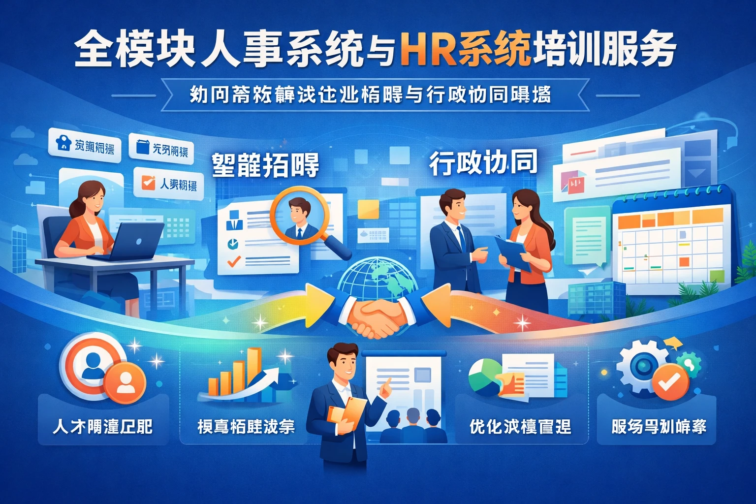 全模块人事系统与HR系统培训服务：如何高效解决企业招聘与行政协同难题