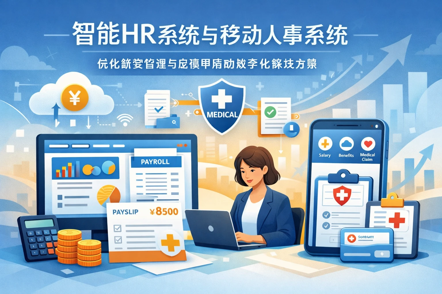 智能HR系统与移动人事系统：优化薪资管理与医保申报的数字化解决方案
