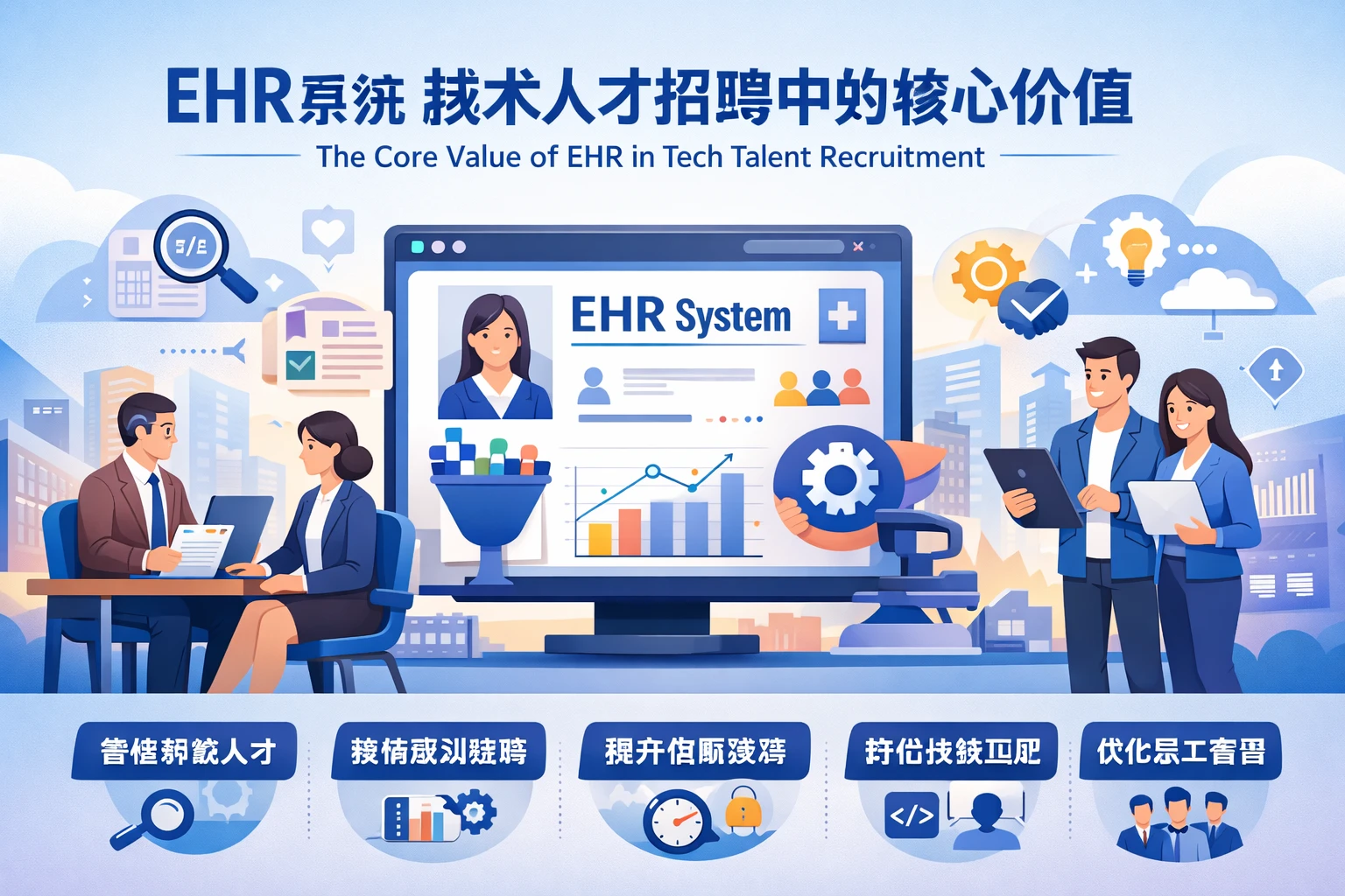 EHR系统在技术人才招聘中的核心价值