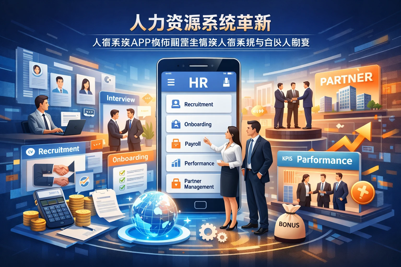 人力资源系统革新:人事系统APP如何赋能全模块人事系统与合伙人制度