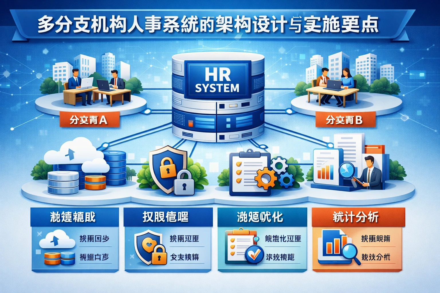多分支机构人事系统的架构设计与实施要点