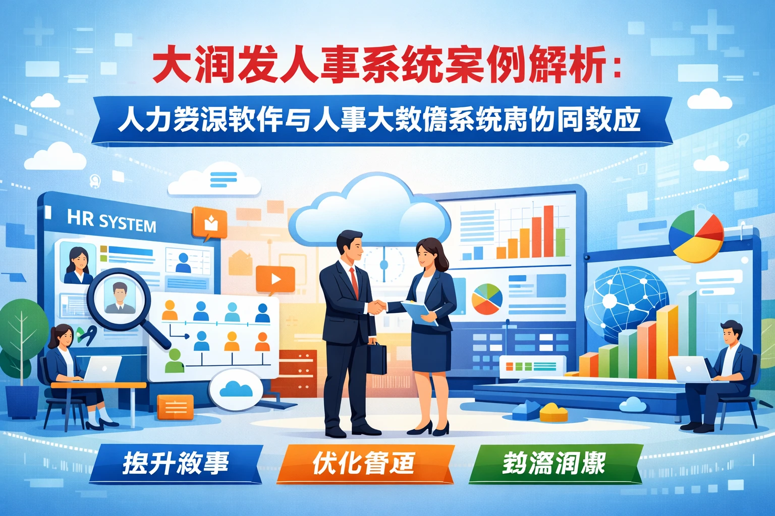 大润发人事系统案例解析:人力资源软件与人事大数据系统的协同效应