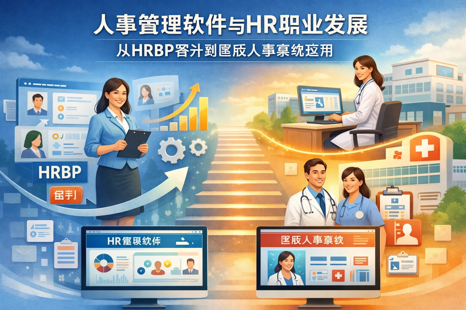 人事管理软件与HR职业发展：从HRBP晋升到医院人事系统应用