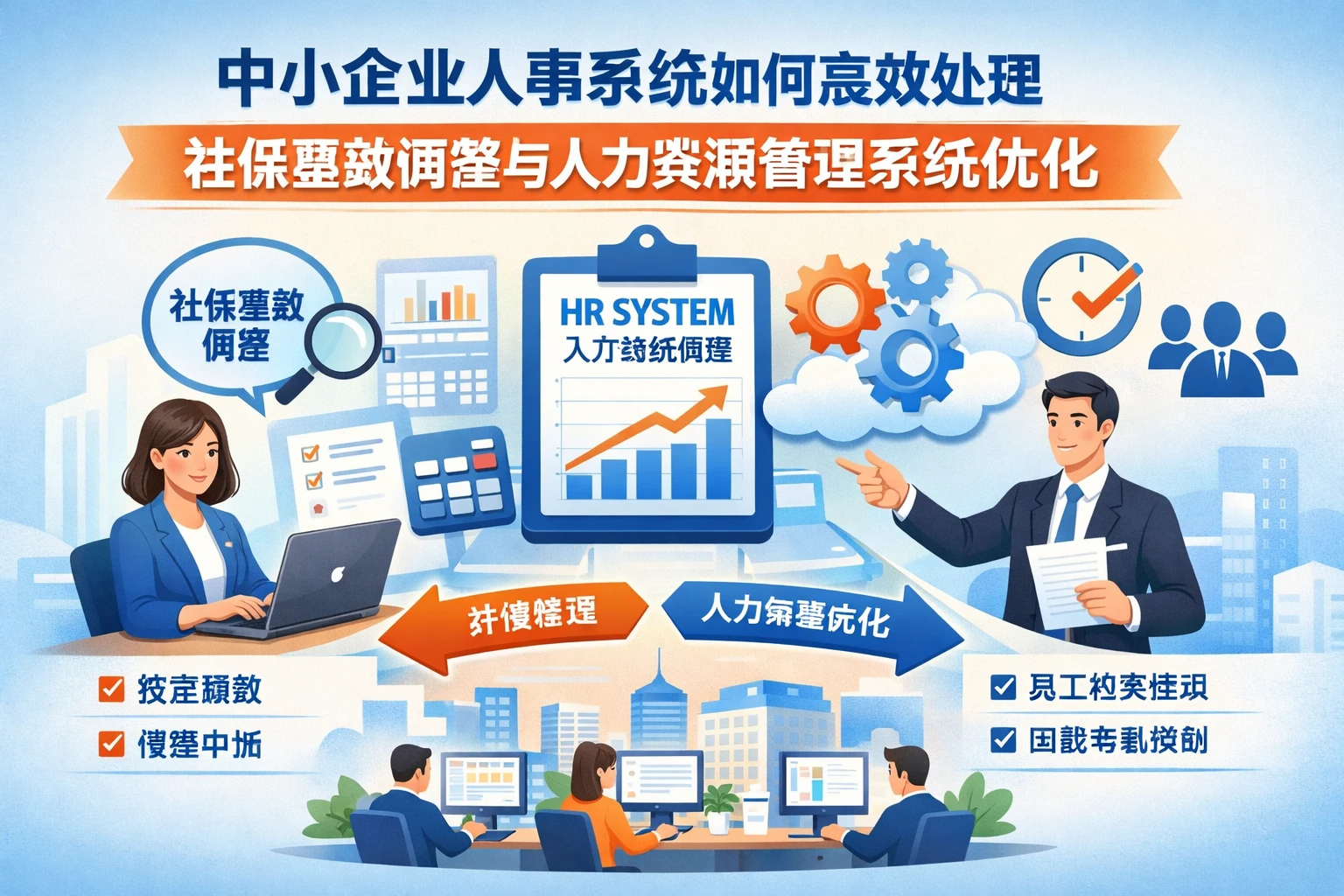 中小企业人事系统如何高效处理社保基数调整与人力资源管理系统优化