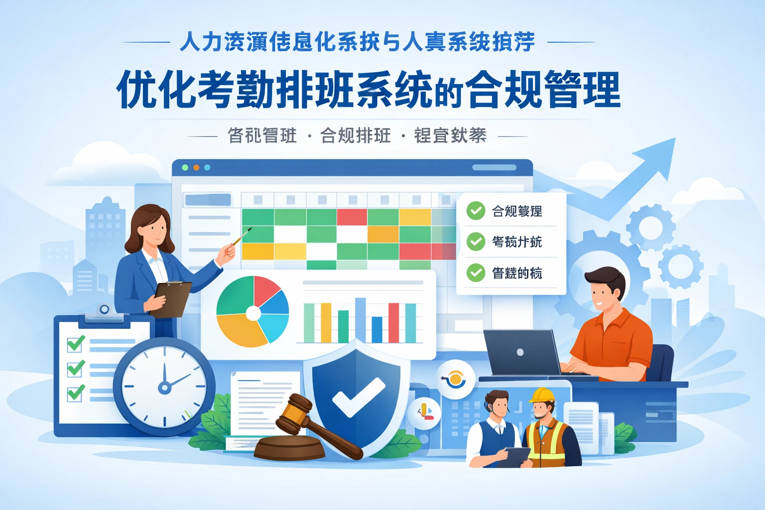 人力资源信息化系统与人事系统推荐：优化考勤排班系统的合规管理