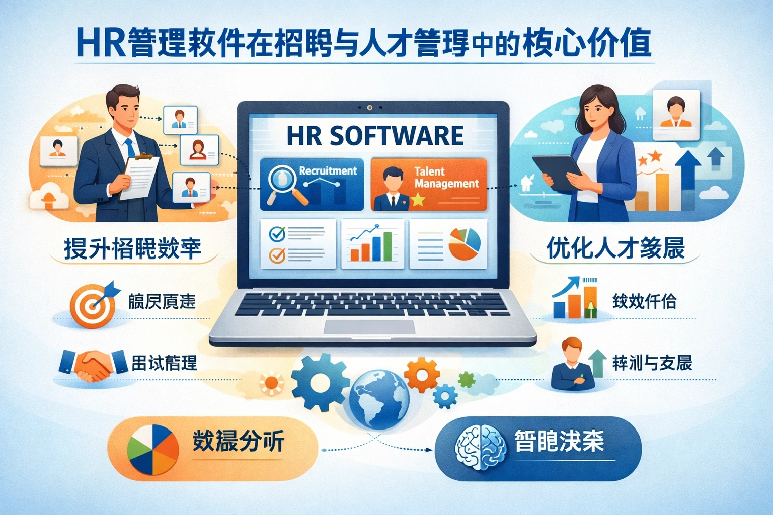 HR管理软件在招聘与人才管理中的核心价值