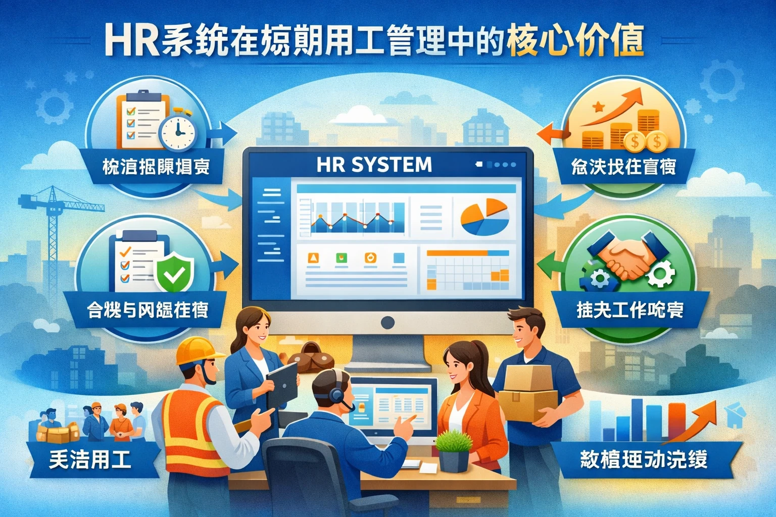 HR系统在短期用工管理中的核心价值