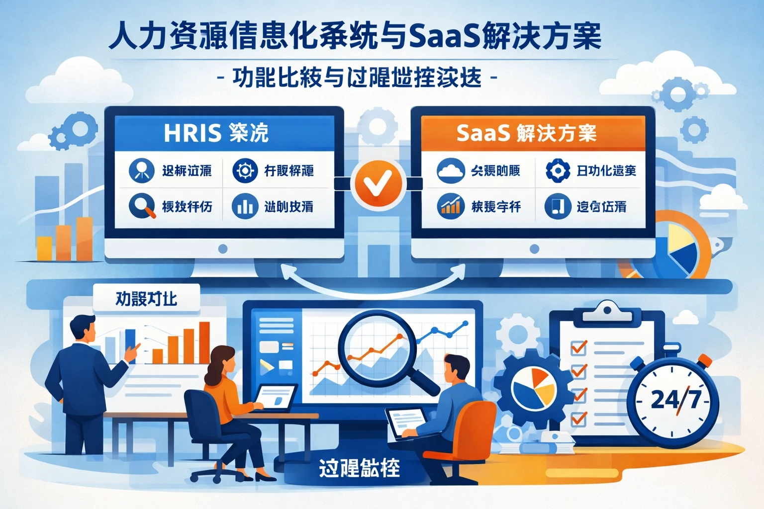 人力资源信息化系统与SaaS解决方案：功能比较与过程监控实践