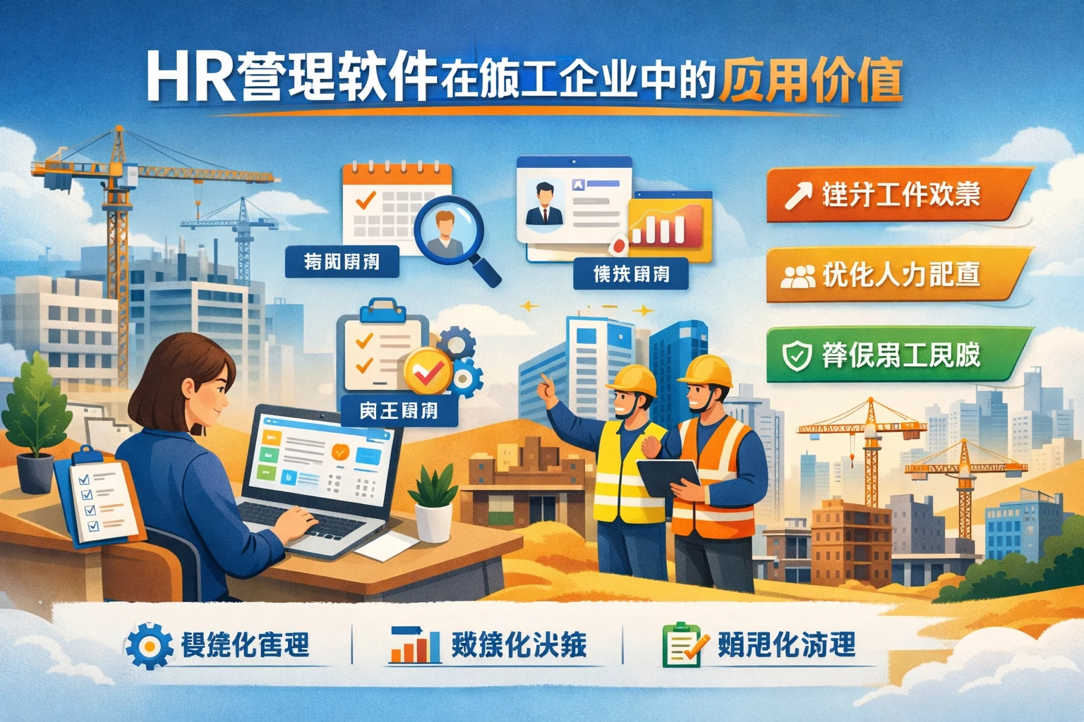 HR管理软件在施工企业中的应用价值