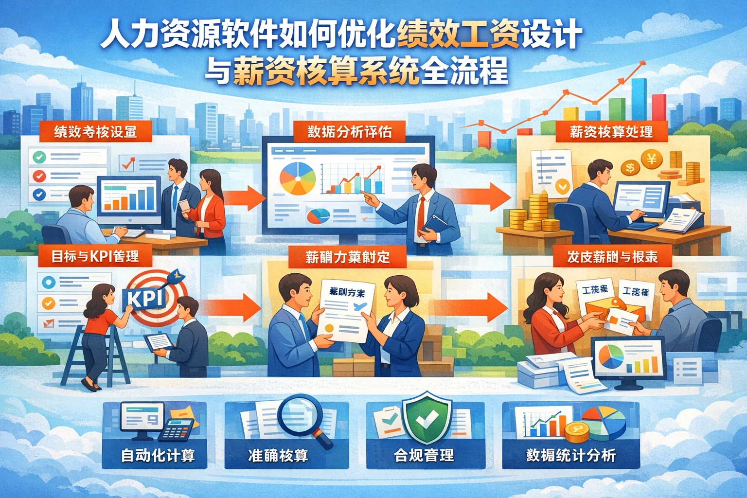 人力资源软件如何优化绩效工资设计与薪资核算系统全流程