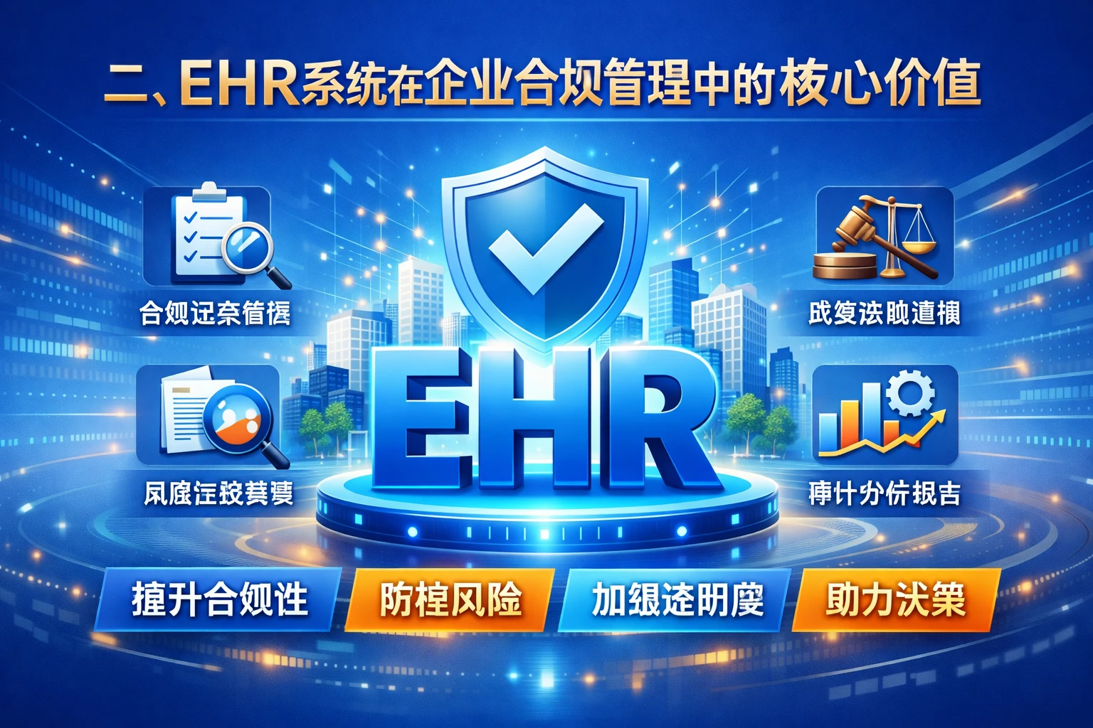 二、EHR系统在企业合规管理中的核心价值