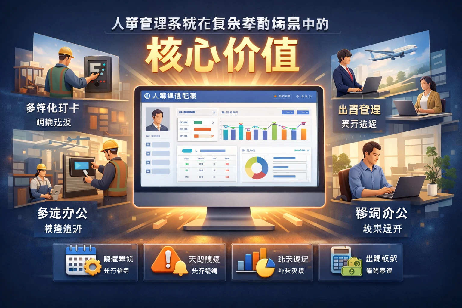 人事管理系统在复杂考勤场景中的核心价值