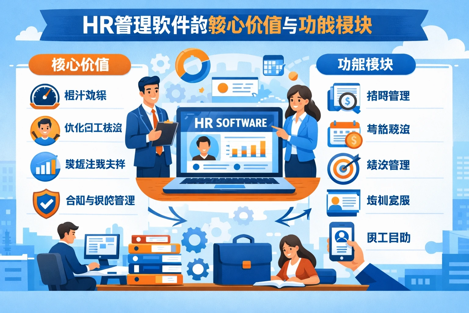HR管理软件的核心价值与功能模块