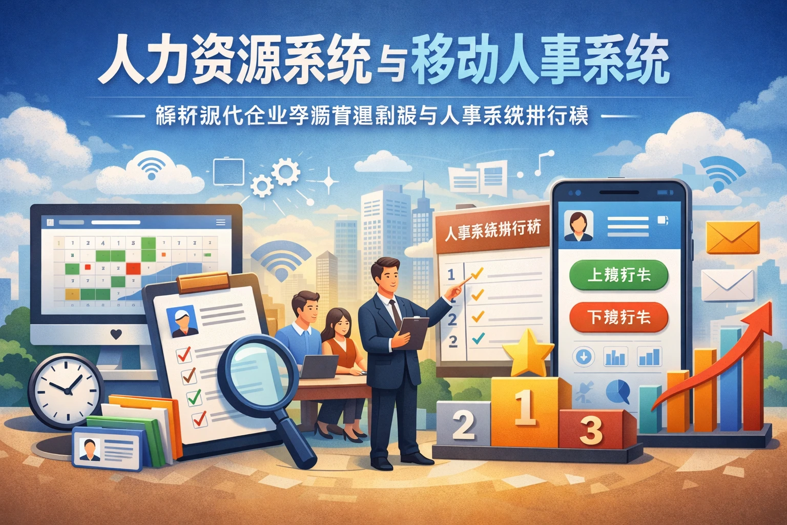 人力资源系统与移动人事系统：解析现代企业考勤管理制度与人事系统排行榜
