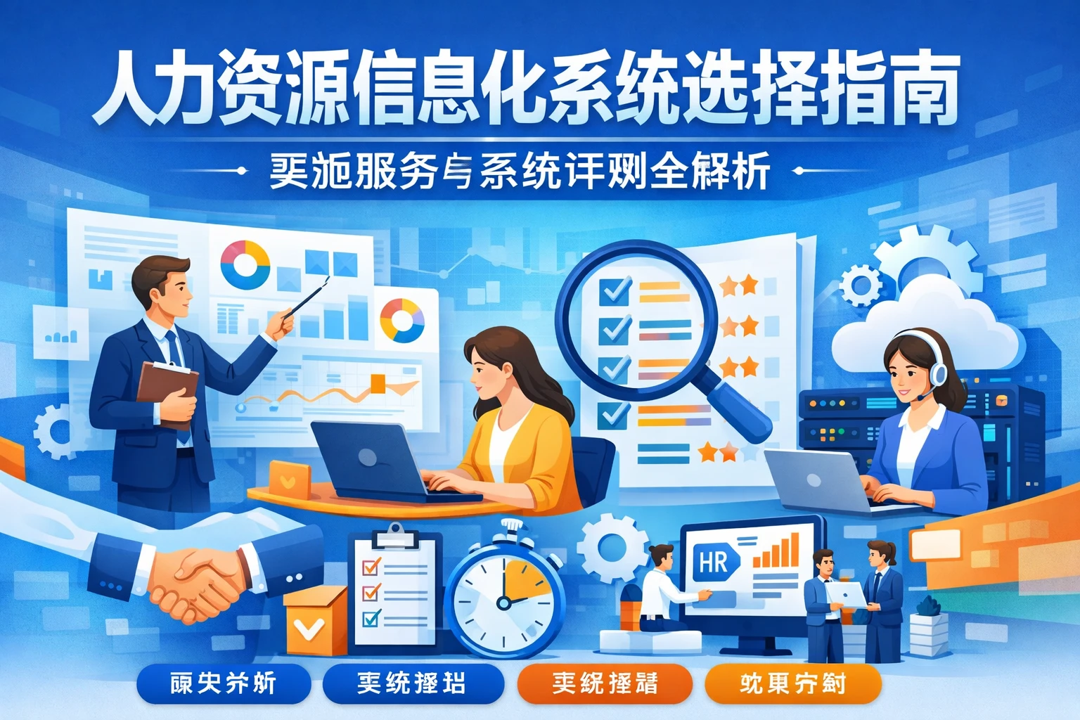 人力资源信息化系统选择指南：实施服务与系统评测全解析