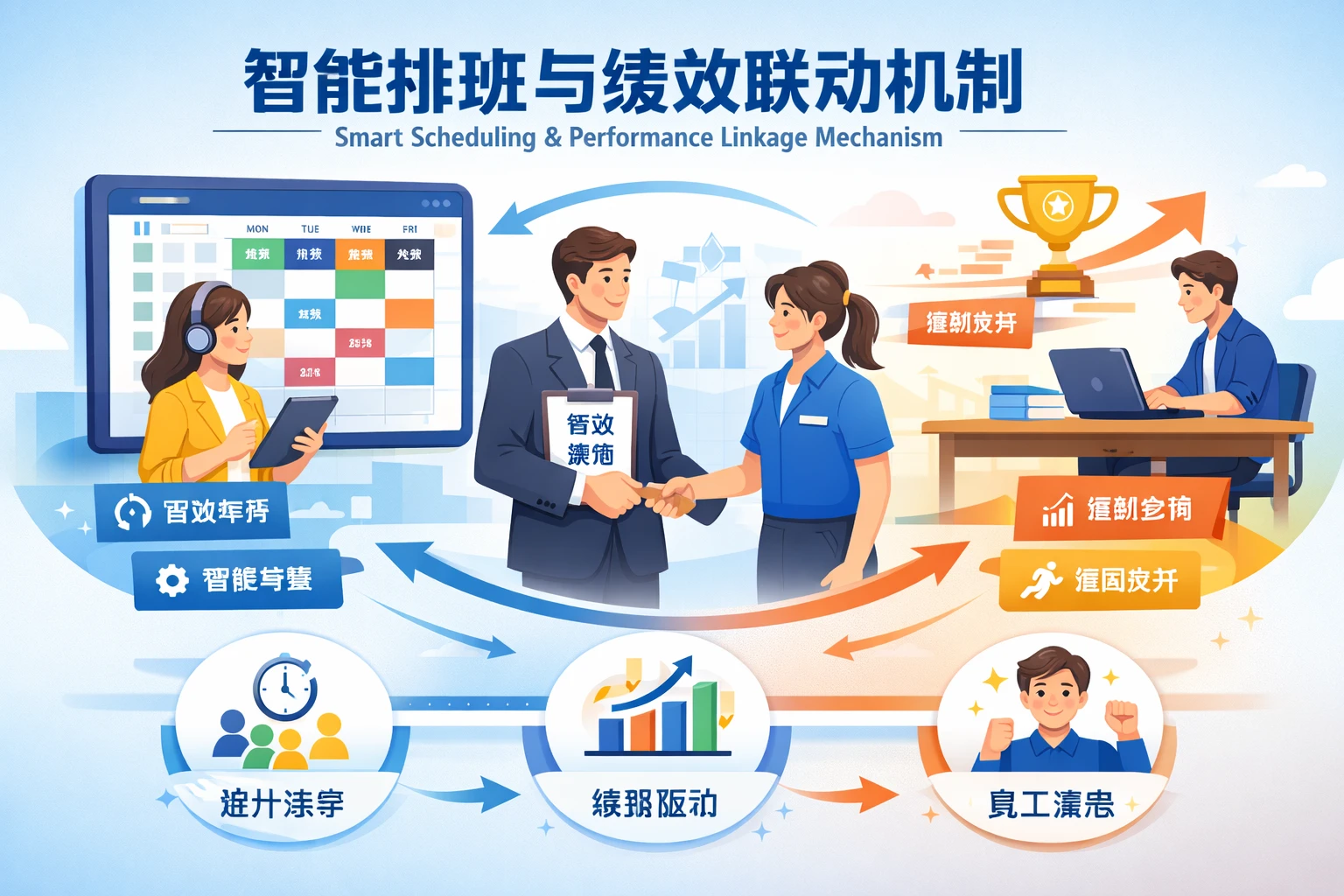 智能排班与绩效联动机制