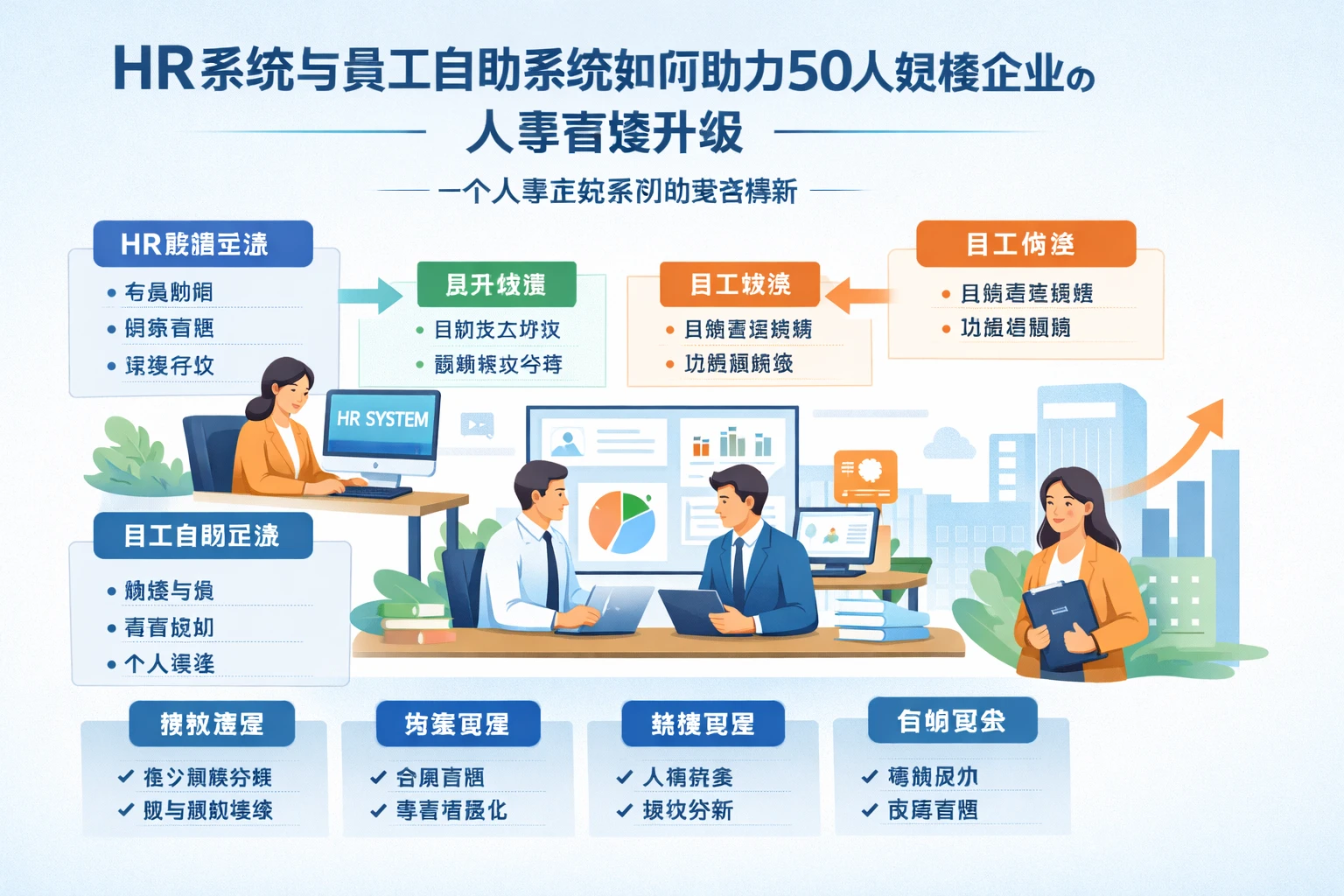 HR系统与员工自助系统如何助力50人规模企业的人事管理升级——一个人事系统案例的深度解析