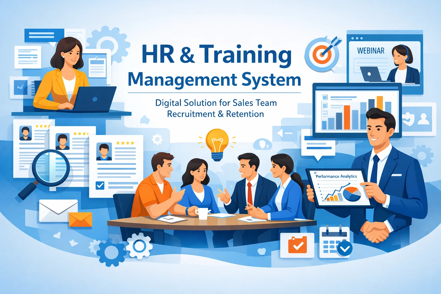 人力资源软件与培训管理系统：设计公司销售团队招聘与稳定的数字化解决方案