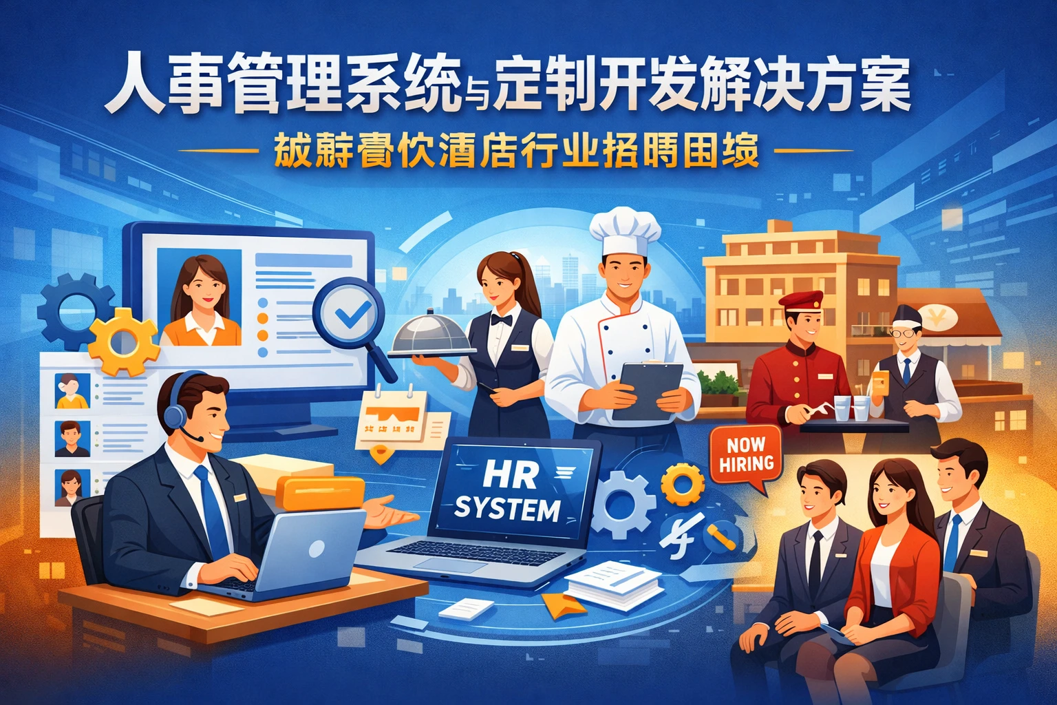 人事管理系统与定制开发解决方案:破解餐饮酒店行业招聘困境