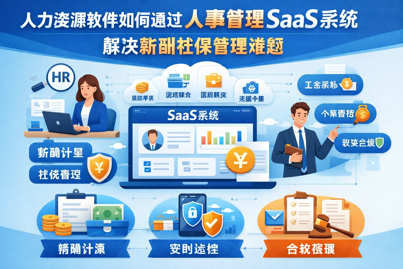 人力资源软件如何通过人事管理SaaS系统解决薪酬社保管理难题