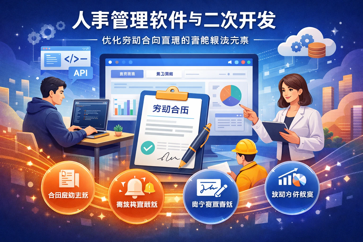 人事管理软件与二次开发：优化劳动合同管理的智能解决方案