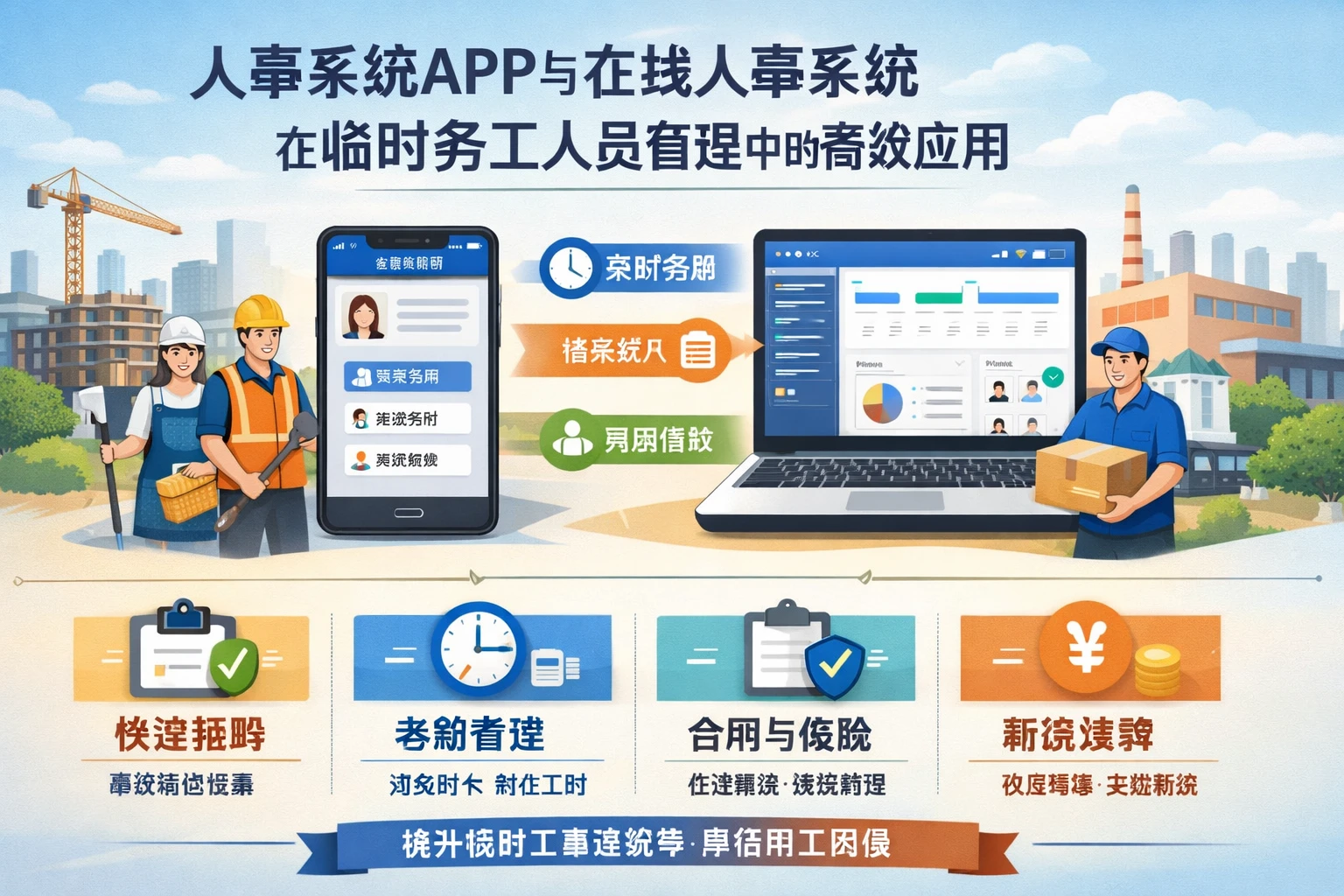 人事系统APP与在线人事系统在临时务工人员管理中的高效应用