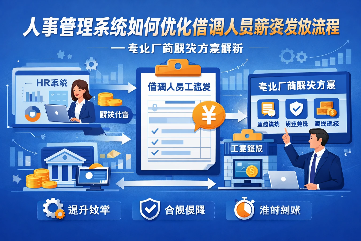 人事管理系统如何优化借调人员薪资发放流程 - 专业厂商解决方案解析