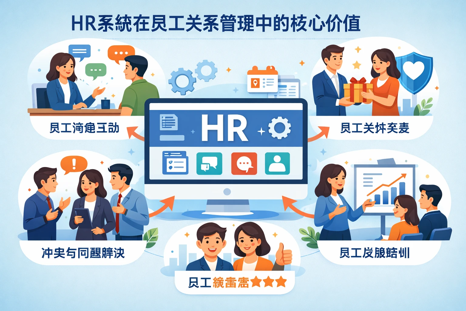 HR系统在员工关系管理中的核心价值