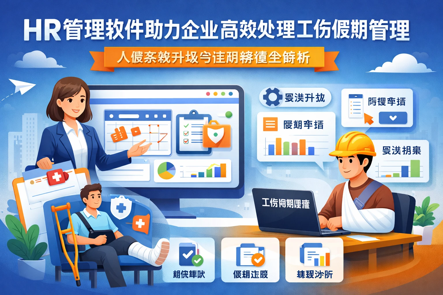 HR管理软件助力企业高效处理工伤假期管理 - 人事系统升级与使用教程全解析