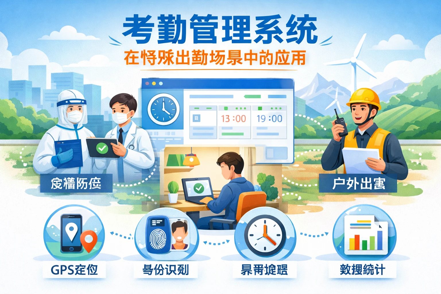 考勤管理系统在特殊出勤场景中的应用