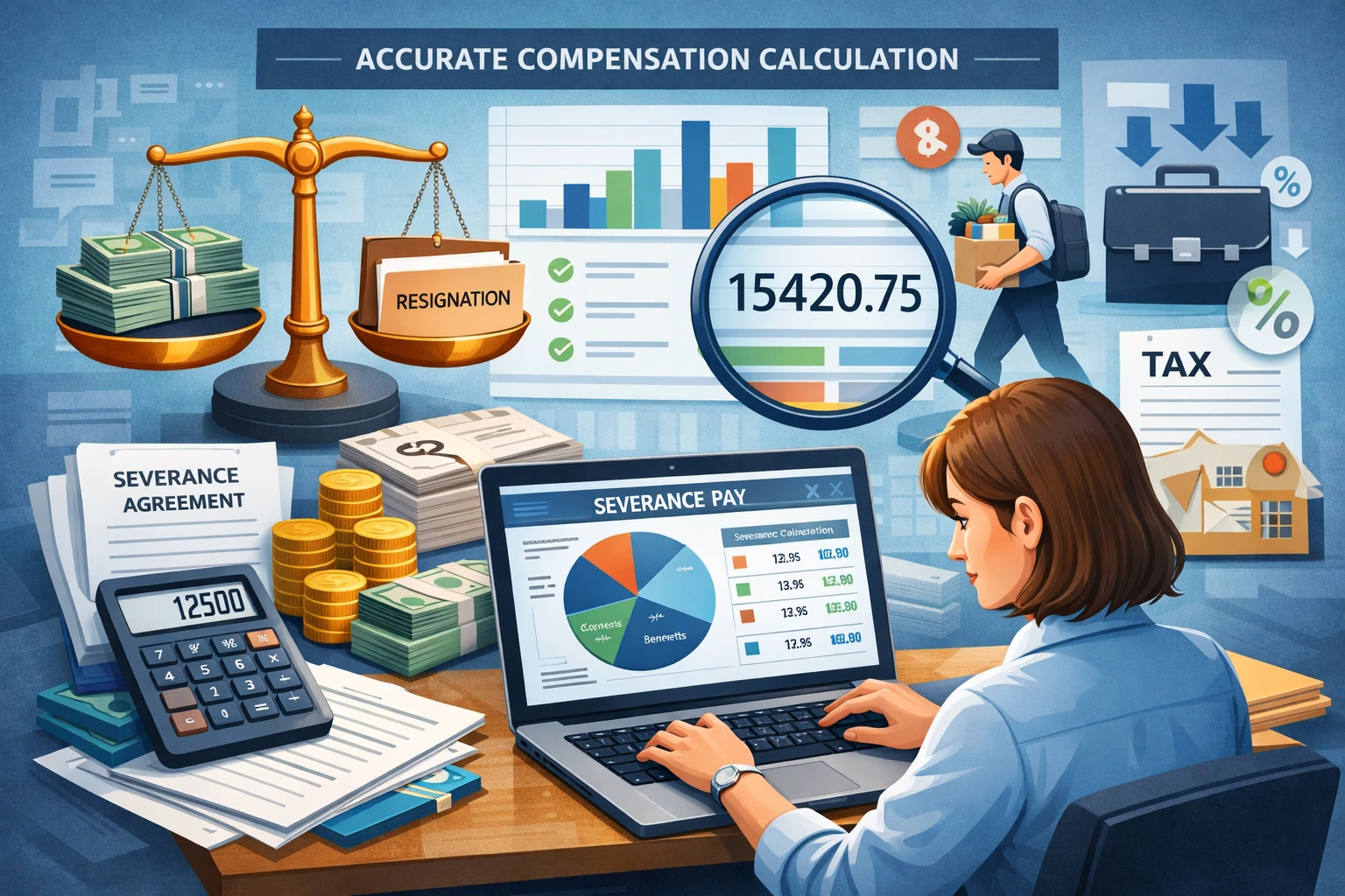 薪资核算系统在离职补偿中的精准计算