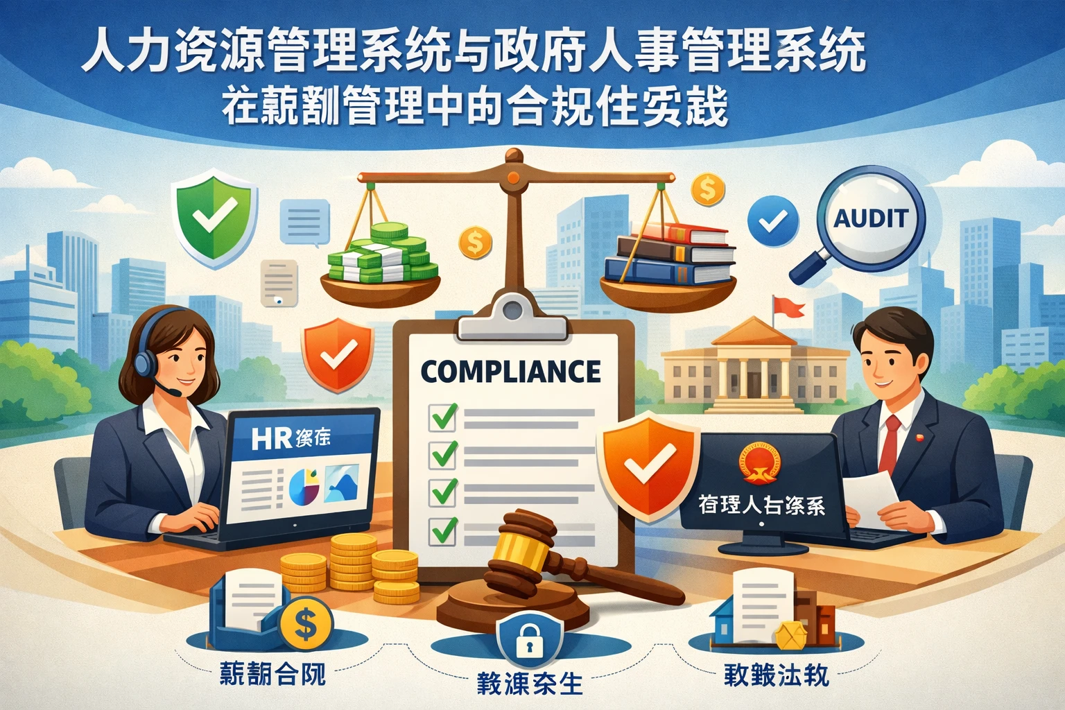 人力资源管理系统与政府人事管理系统在薪酬管理中的合规性实践