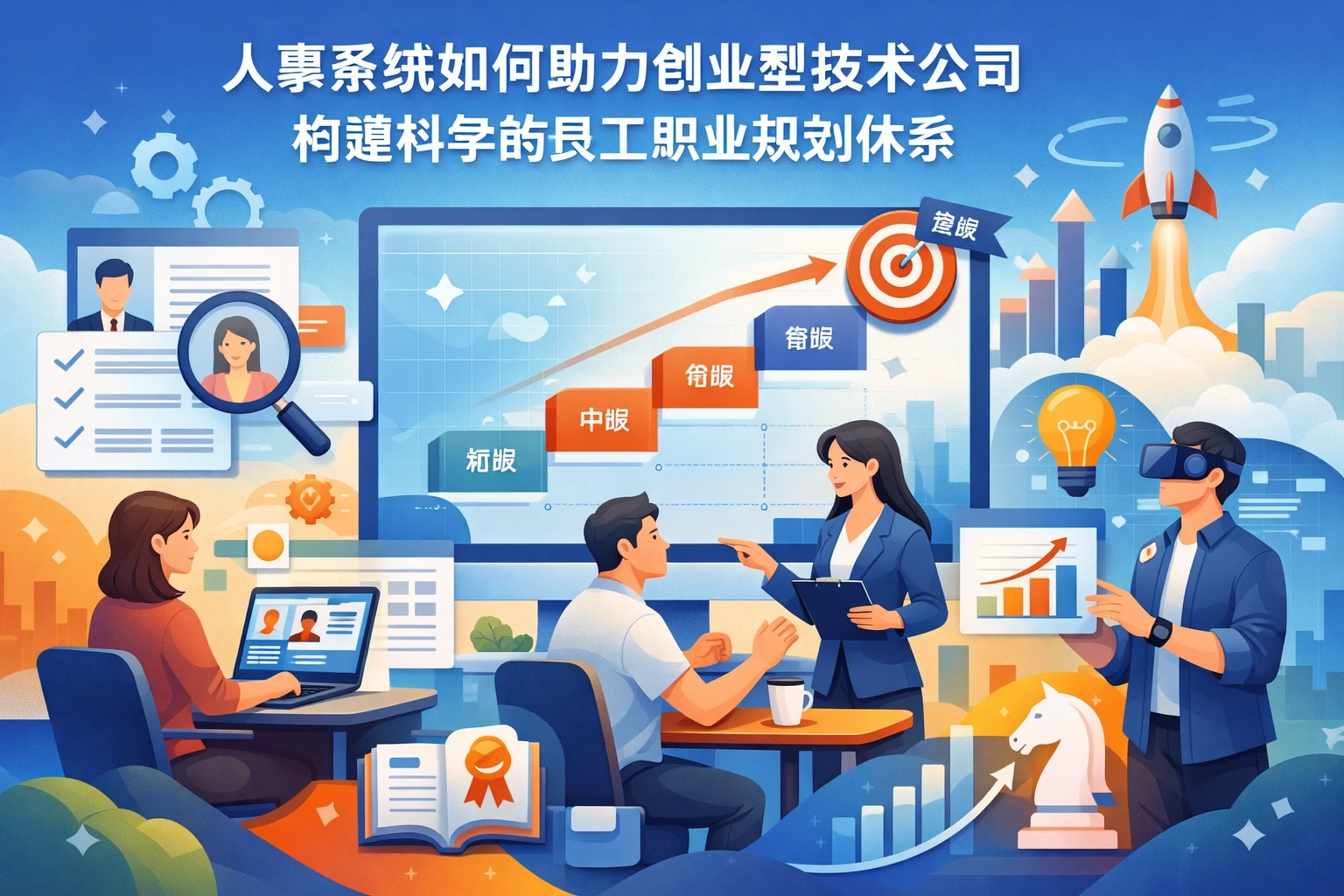 人事系统如何助力创业型技术公司构建科学的员工职业规划体系