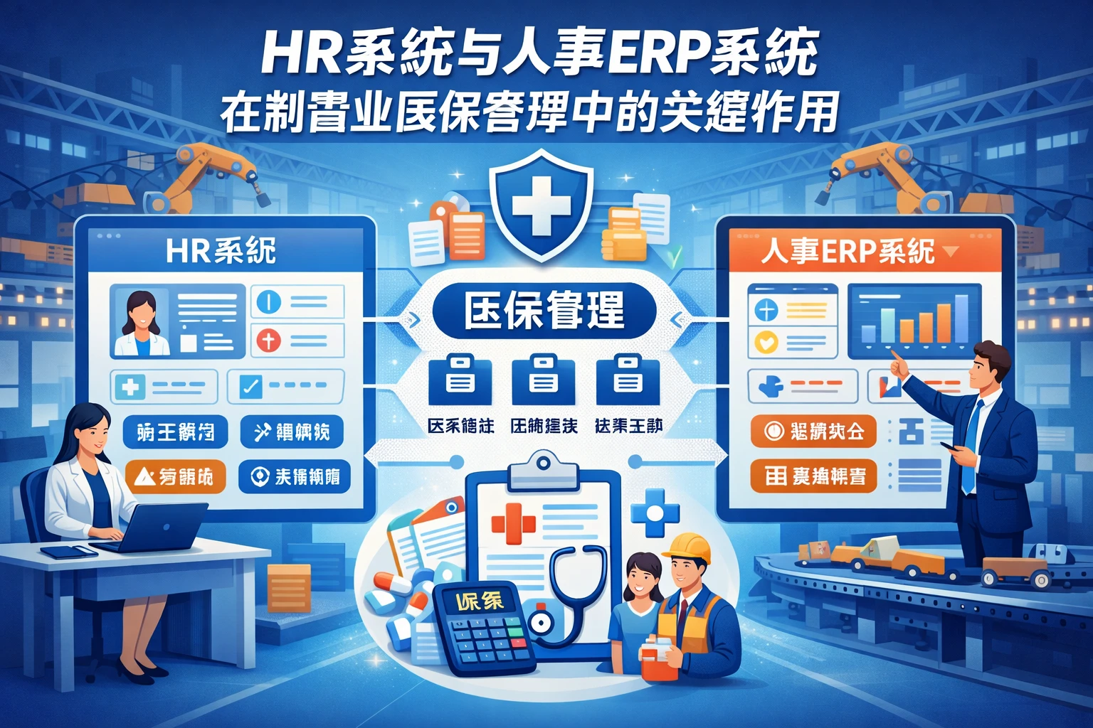 HR系统与人事ERP系统在制造业医保管理中的关键作用